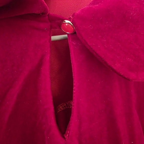 NWT Red Velvet Swing 50s Style Dress By Hearts & Roses London - Picture 6 of 9